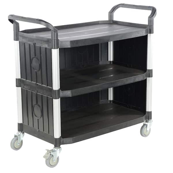 Vestil 43 x 20 in. 3-Shelf Commercial Cart with Panels