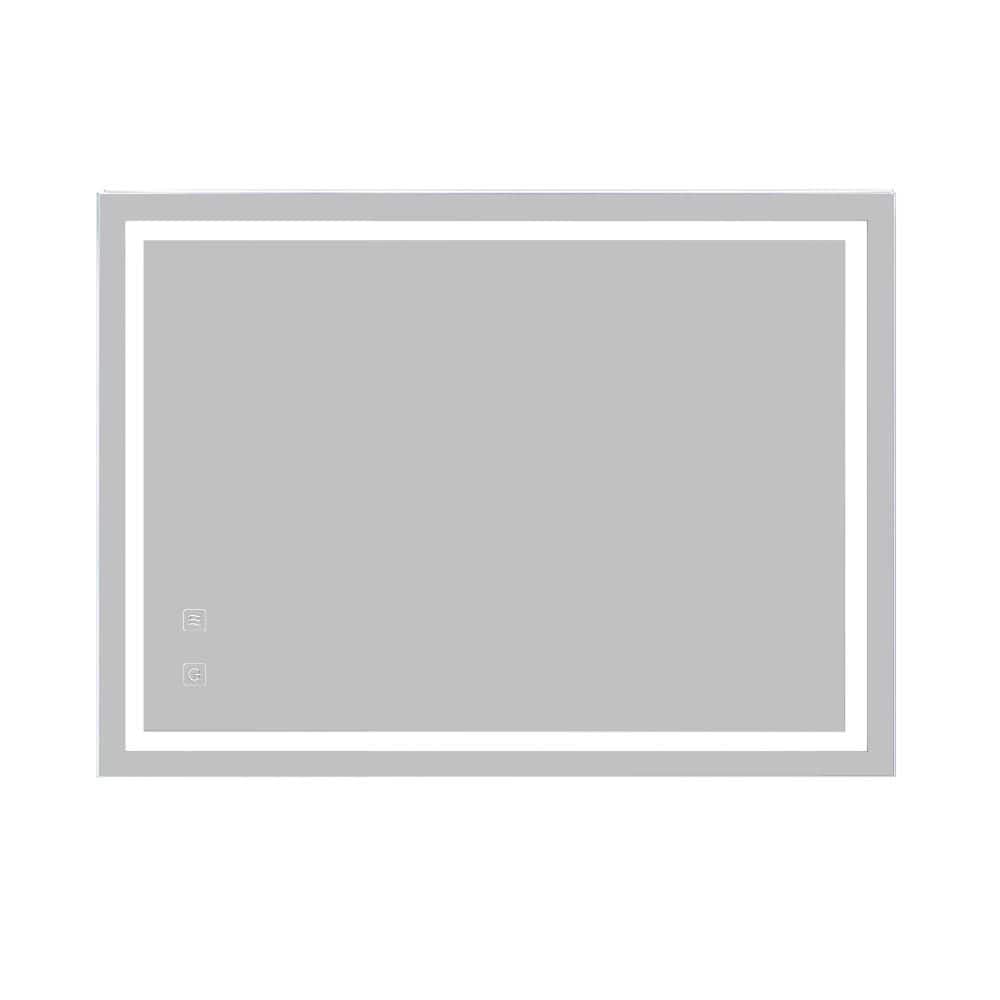 32 in. W x 24 in. H Rectangle Framless Mirror Wall Mirror Vanity Mirror