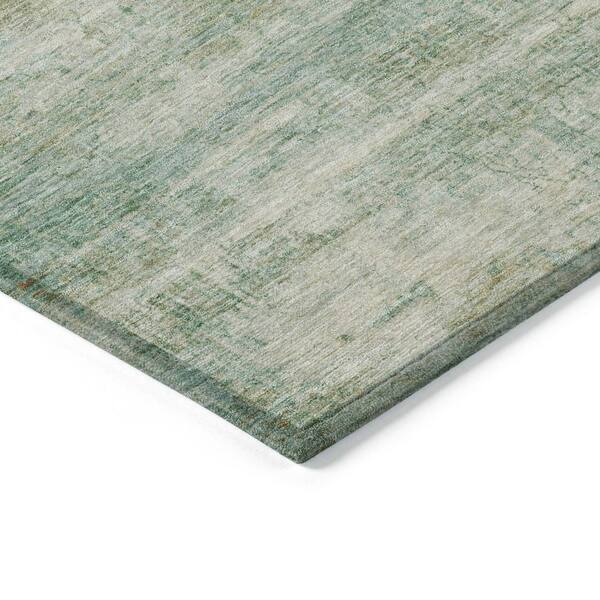 Chantille Machine Washable Indoor/Outdoor Abstract ACN2154 Green 1 ft. 8 in. x 2 ft. 6 in. Accent Rug