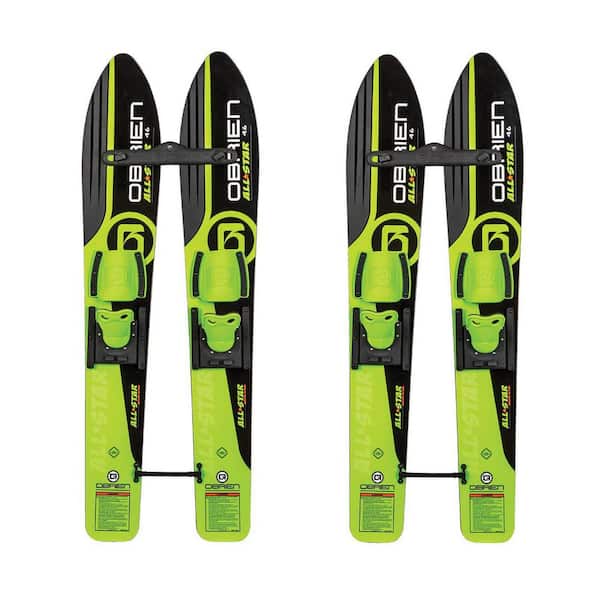 O'BRIEN 46 in. Children All Star Trainer Kids Combo Waterskis with Rope (2-Pack)