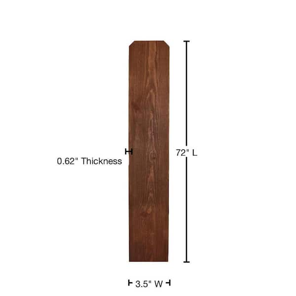 3-1/2-in x 5-ft Douglas Fir Universal Wood Fence Post