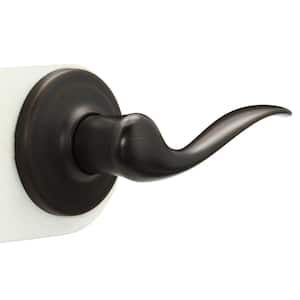 Tustin Venetian Bronze Right-Handed Half-Dummy Door Lever with Microban Antimicrobial Technology