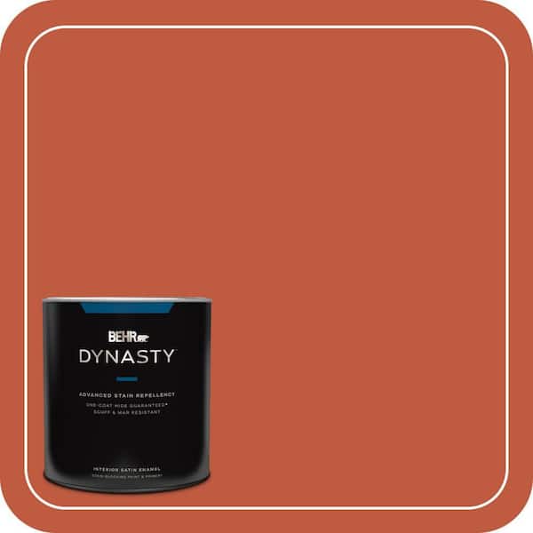 BEHR DYNASTY 1 qt. Home Decorators Collection #HDC-FL14-3 Fall Foliage Satin Enamel Interior Stain-Blocking Paint & Primer