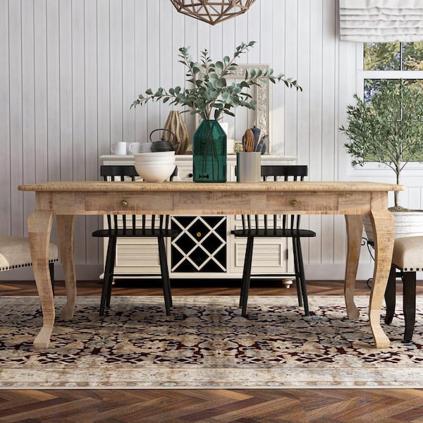 mango wood dining table and 4 chairs