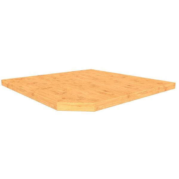 NewAge Products Bold 3.0 21 in. W x 1 in. H x 21 in. D Corner Bamboo Worktop
