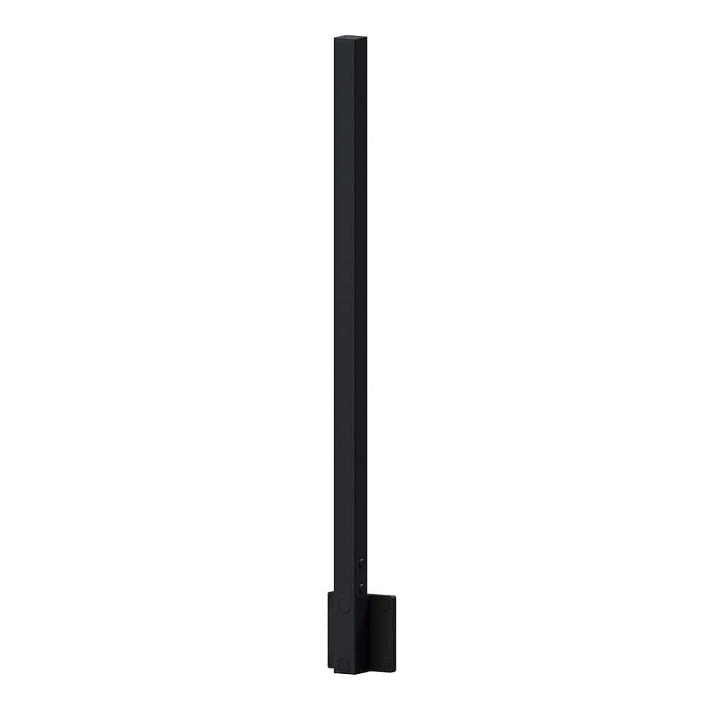 MountainView 42 in. x 7 in. Glass Deck Railing Matte Black Stainless Steel Fascia Post price history on PriceWatchPro