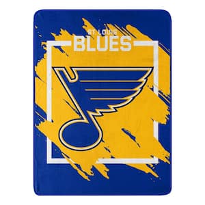 NHL Dimensional Blues Micro Raschel Throw