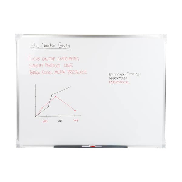 Small Whiteboard with Stand 14 inch x 11 inch, Magnetic Double-Sided Dry Erase White Board Easel for Desk Students Kids Home Office, Size