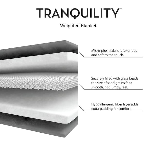 Tranquility Eggnog 18 lb. Weighted Blanket 00029TARDTC The Home