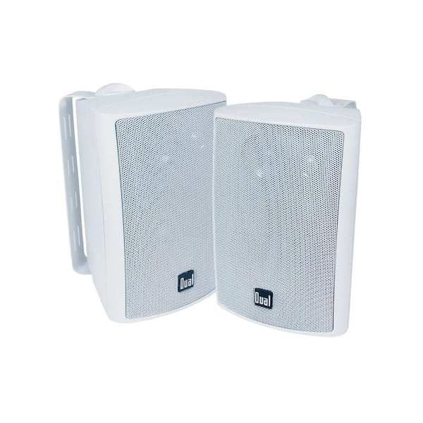 Dual 100-Watt 3-Way Indoor/Outdoor Speakers