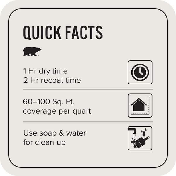 1 qt. #MQ3-25 Gray Shimmer One-Coat Hide Eggshell Enamel Interior Paint & Primer