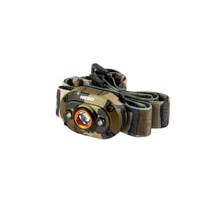 MYCRO 400 Lumens Rechargeable Battery LED Headlamp Mossy Oak