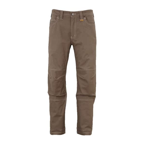 DEWALT Madison Men's 34 in. W x 33 in. L Cactus Cotton/Spandex Everyday Work Pant