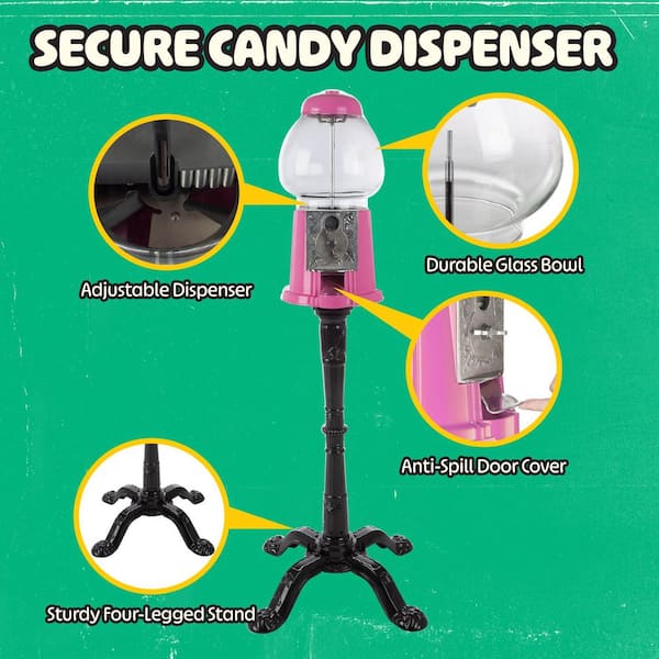「PEANUTS DISPENSER」FUN-DAMENTAL TOO社製 GREAT NORTHERN Gumball Machine with Stand - 15-in. Vintage
