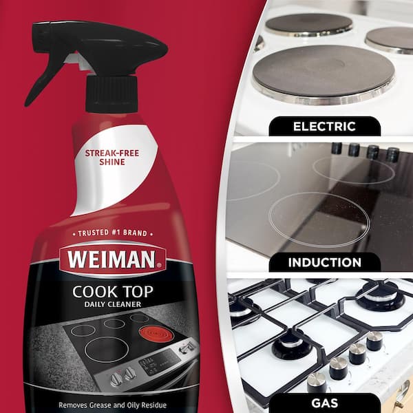 22 oz. Stovetop Cleaner for Daily Use Spray and 22 oz. Stainless Steel Cleaner and Polish Spray