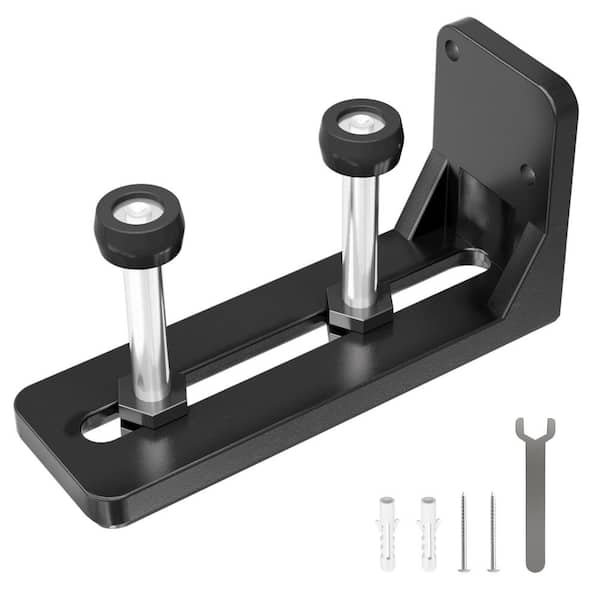 WINSOON 3-11/16 in. Sliding Barn Door Floor Guide Ball Bearing Design Wall Mount Barn Door Bottom Guide