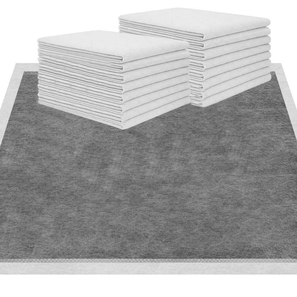 36 in. x 51 in. Extra Large Charcoal Dog Pee Pads,6-Layer Ultra-Absorbent Training Pads,Odor-Control Puppy Pads,40-Count price history on PriceWatchPro