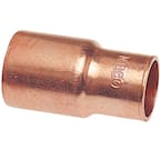 1 in. x 1/2 in. Copper Pressure Fitting x Cup Reducer