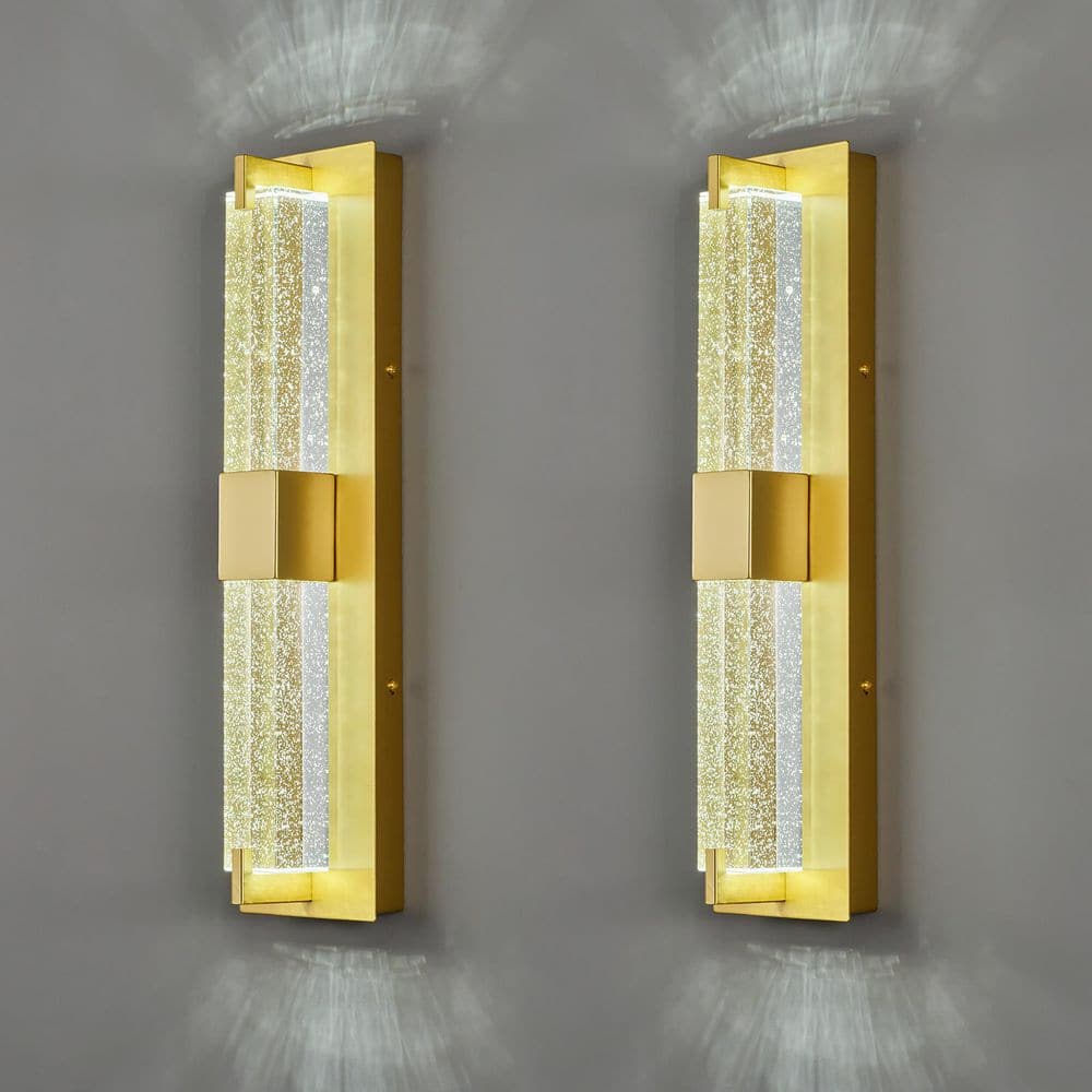 Modern Crystal Wall Sconces LED Vanity Wall Light Fixtures Gold Elegant Wall Lighting for Living Room price history on PriceWatchPro
