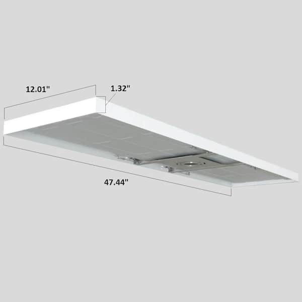 J&H LED Ceiling Mount Panel LED Light 1 ft. x 4 ft. x 1. 32 in
