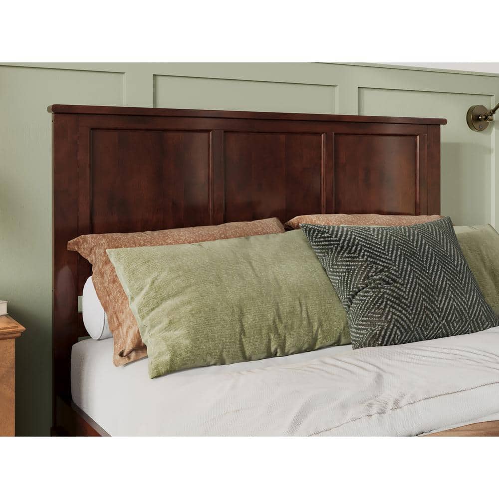 Queen Walnut Wood Panel Madison Headboard