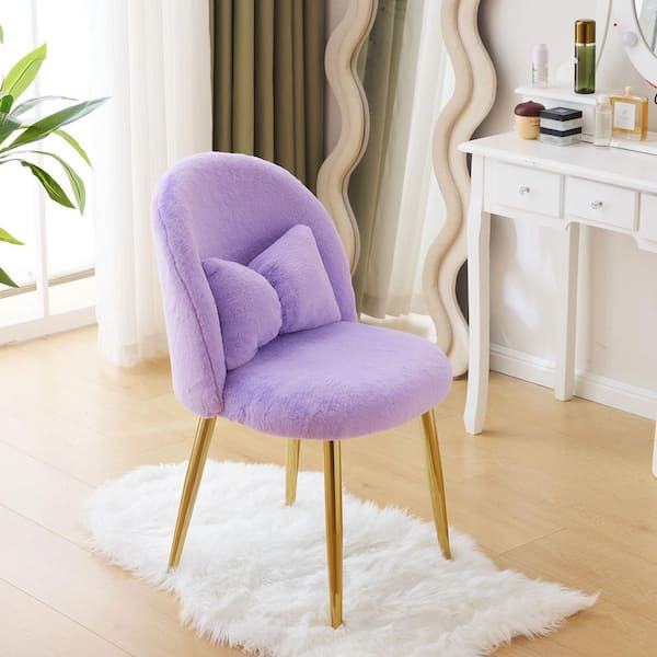 Purple Makeup Vanity Seats
