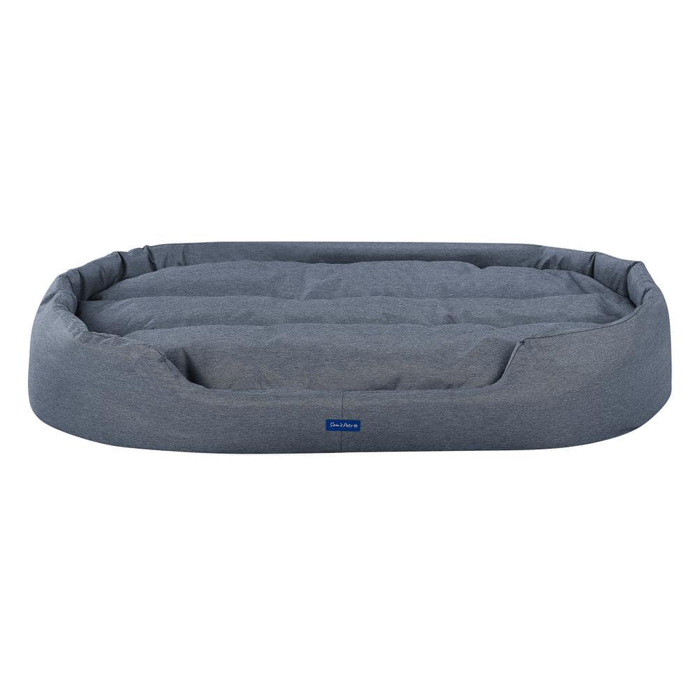 Missy Extra-Large Navy Blue Round Dog Bed