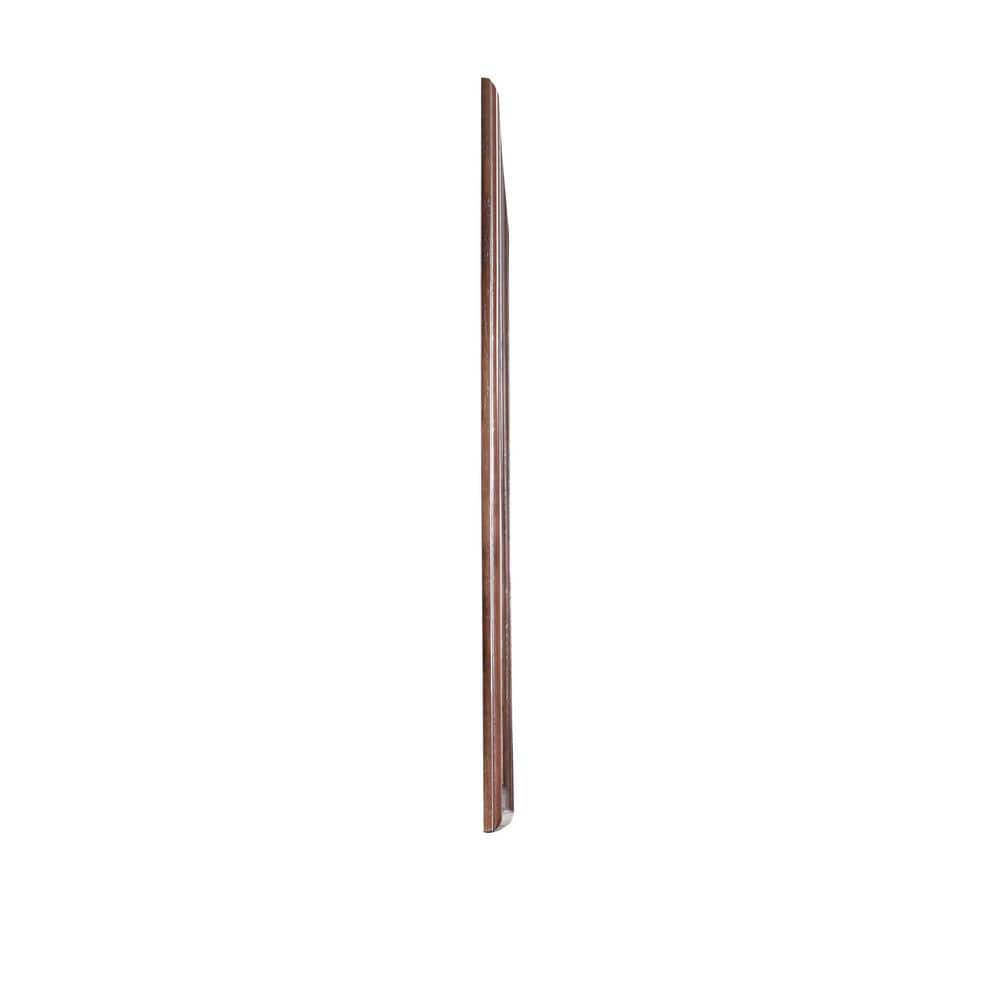 Classic Square Wood Framed Dresser Mirror in Rich Cappuccino