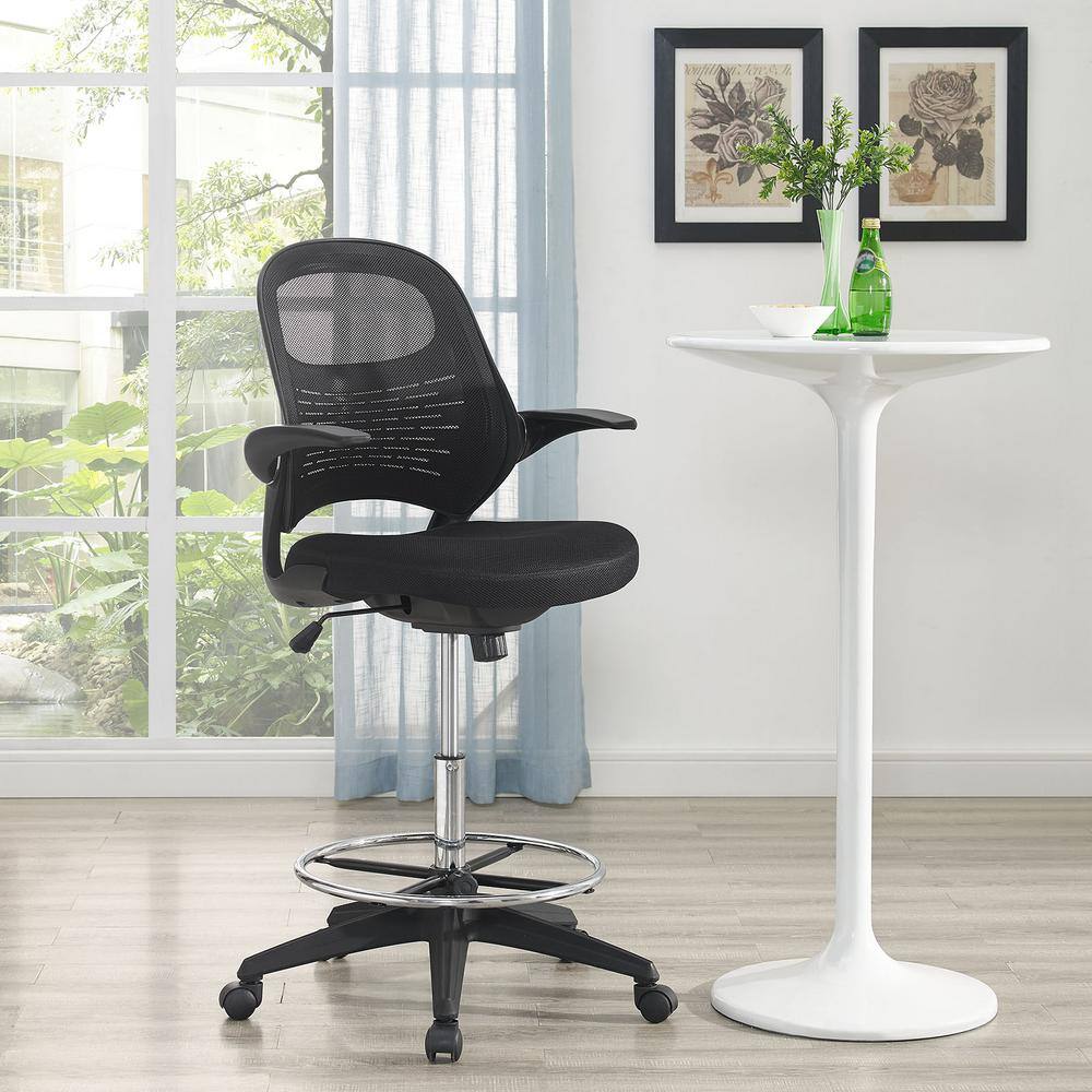Advance Black Mesh Ergonomic Swivel Drafting Chair