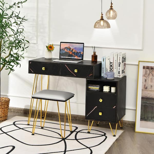 storage desk stool