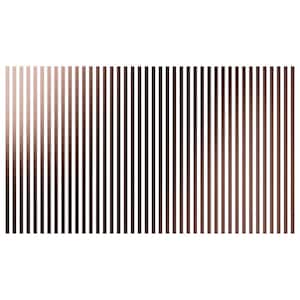 Adjustable Slat Wall 1/8 in. T x 1 ft. W x 4 ft. L Rose Gold Mirror Acrylic Decorative Wall Paneling (42-Pack)