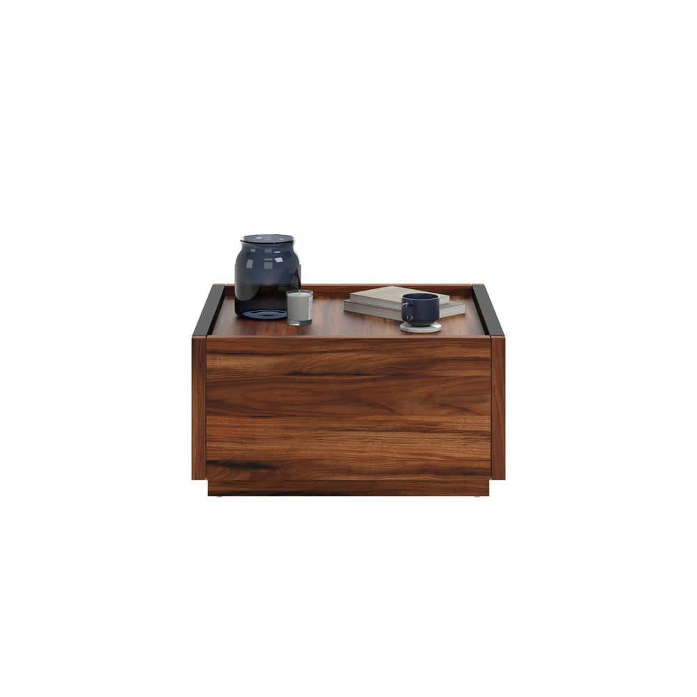 Manhattan Gate Blaze Acacia Modern Square Coffee Table with Storage