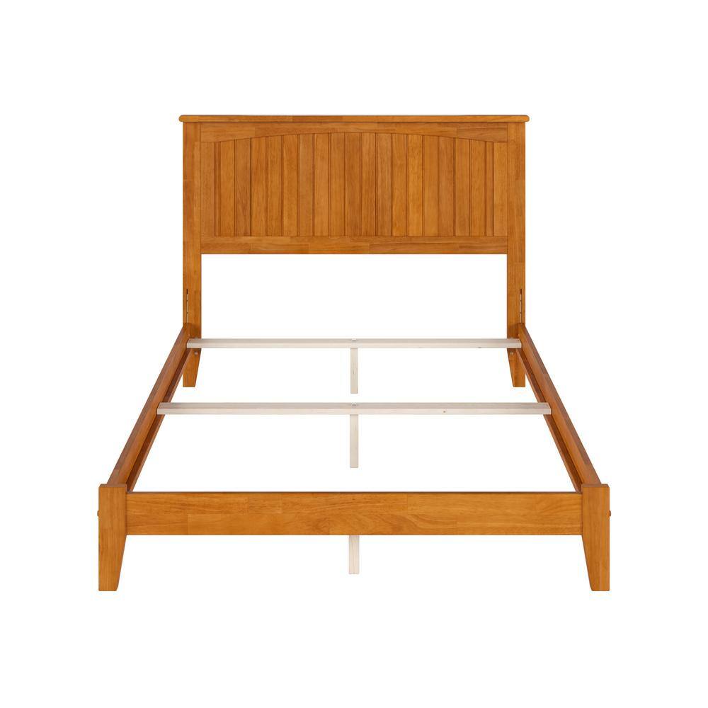 Nantucket Light Toffee Full Upholstered Solid Wood Bed Frame