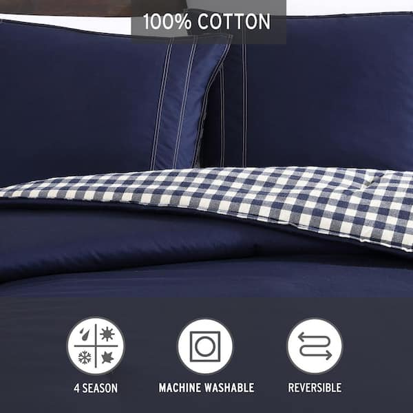 Bee & Willow™ Easley 3-Piece King Duvet Cover Set in Blue, King - Kroger