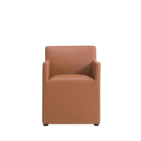 Square best sale leather chair