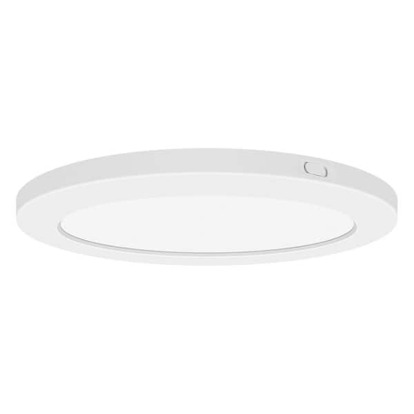 Access Lighting ModPLUS 7 in. 1-Light White LED Flush Mount