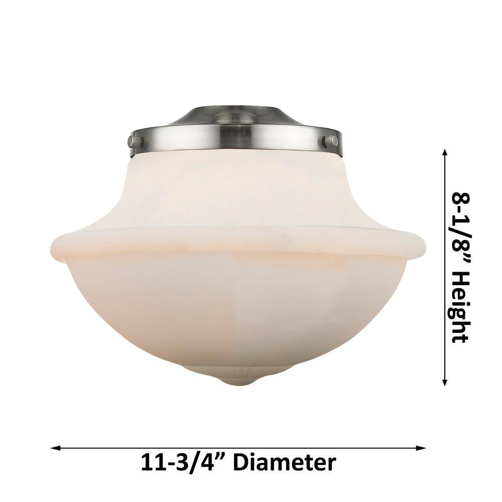 Polished Chrome Glass Mini Pendant Light