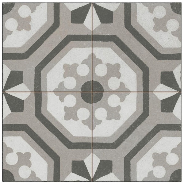 Merola Tile Kings Paname Opera 4-2/5 in. x 4-2/5 in. Ceramic Floor and Wall Take Home Tile Sample