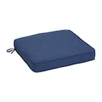 Oceantex Deep Marine Square Outdoor Seat Cushion (2-Pack)