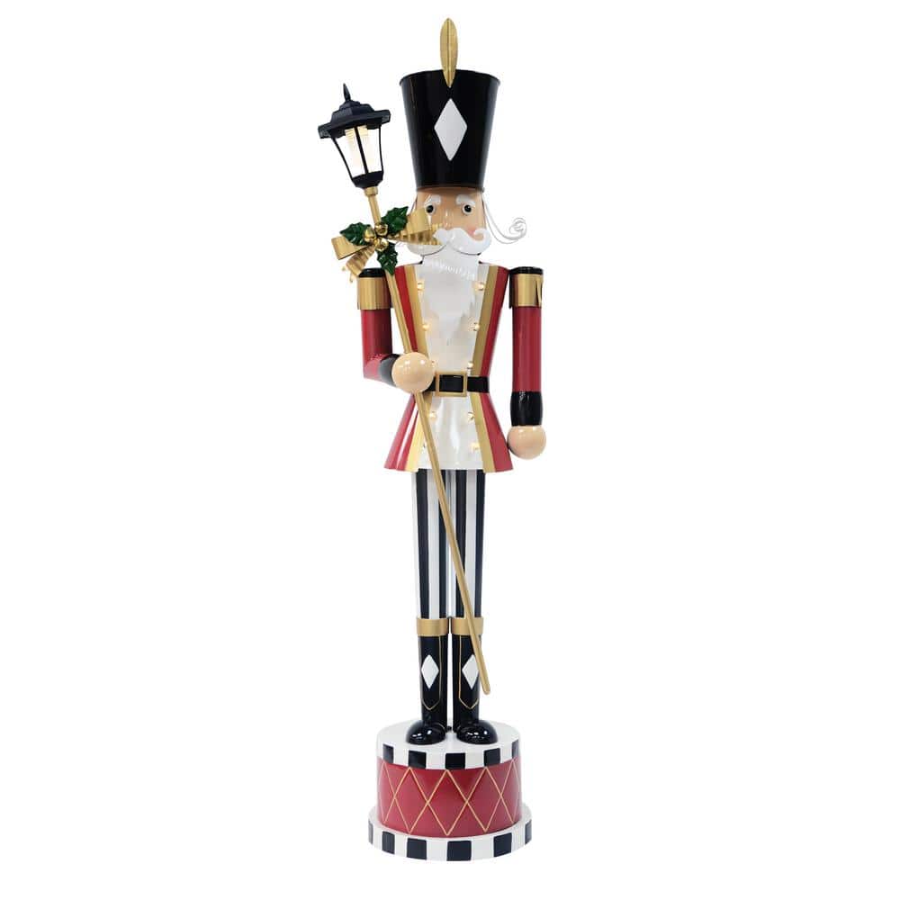 5.5 ft. Classic Iron Christmas Holiday Decor Nutcracker Holiday Yard Decora