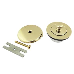 Lift and Turn Tub Drain Kit, Polished Brass