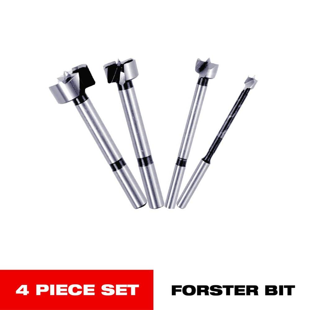 DIABLO Forstner Steel Bit Set (4-Piece) FB-104 - The Home Depot
