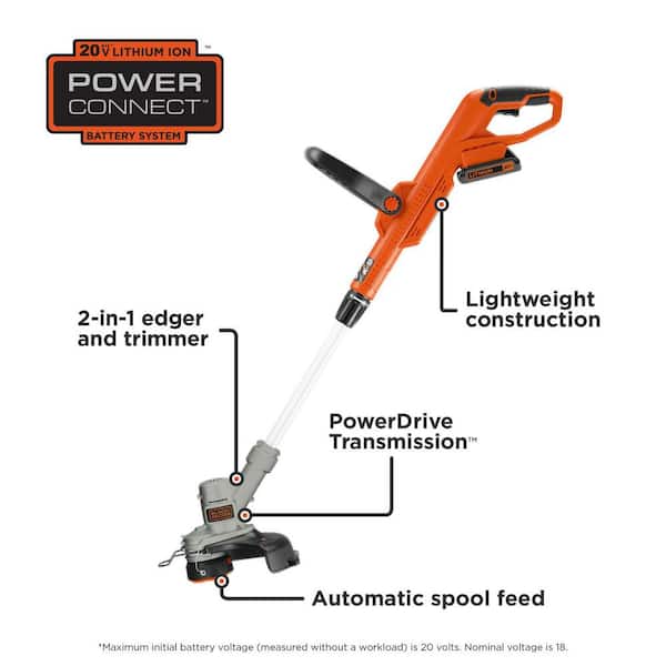 BLACK+DECKER 100 MPH 400 CFM 60V MAX Cordless Handheld Leaf Blower with Bonus 2-in-1 String Grass Trimmer/Lawn Edger Included BLACK+DECKER 100 MPH 400 CFM 60V MAX Cordless Handheld Leaf Blower with Bonus 2-in-1 String Grass Trimmer/Lawn Edger Included