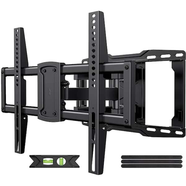 EKIEUDL Sturdy Retractable Full Motion Wall Mount for 37 in. - 86 in. in TVs