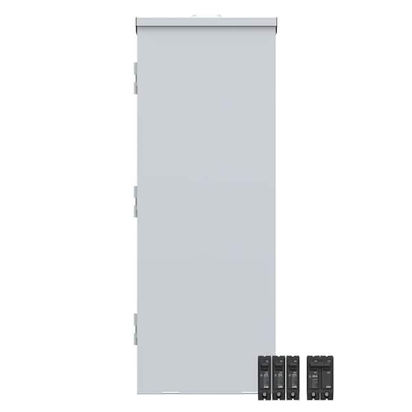 200 Amp 40-Space 80-Circuit Main Breaker Outdoor Plug-On Neutral Load Center Value Pack (PAM4020RPA)