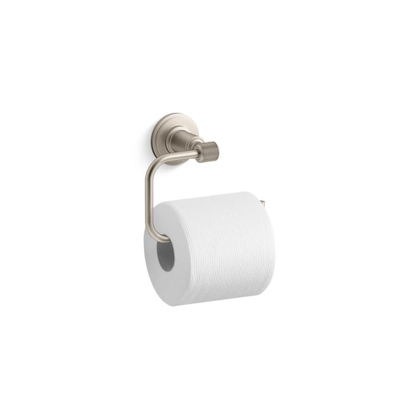 Torrington Wall Mounted Toilet Paper Holder in Vibrant Brushed Nickel