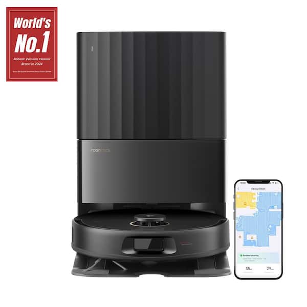 Qrevo Pet Pro Series Robot Vacuum & Mop for Carpet & Hardwood, Smart Navigation, Pet-Friendly, Black