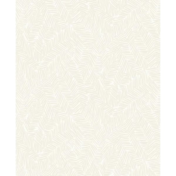 Seabrook Designs Ivory Lush Nonwoven Paper Non-Pasted Wallpaper Roll (Covers 57.5 sq. ft.)