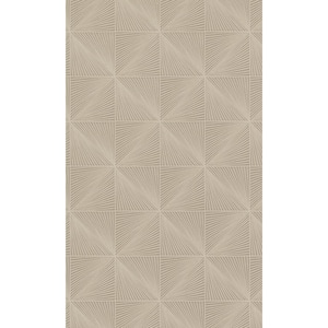 Taupe Diamond Like Printed Non-Woven Paper Non-Pasted Textured Wallpaper 57 sq. ft.