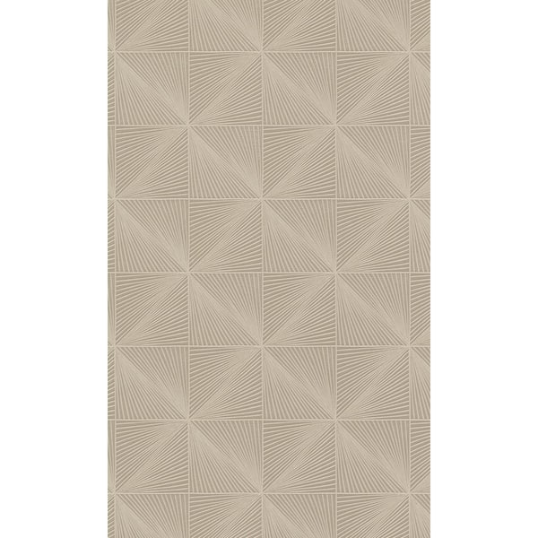 Walls Republic Taupe Diamond Like Printed Non-Woven Paper Non-Pasted Textured Wallpaper 57 sq. ft.